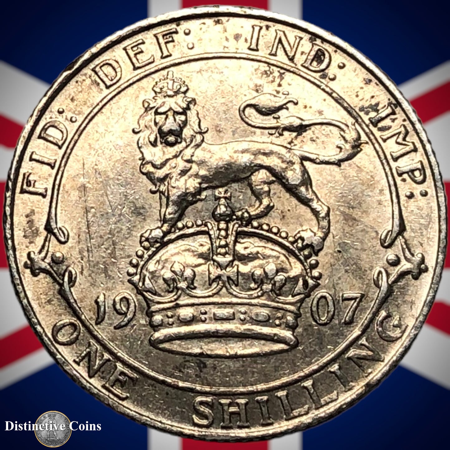 Great Britain 1907 British One Shilling GB0849