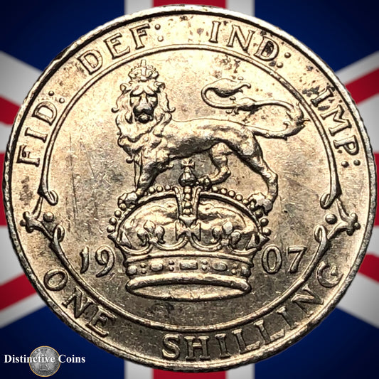 Great Britain 1907 British One Shilling GB0849