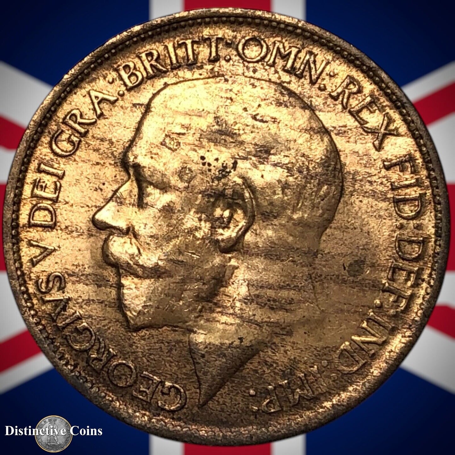 Great Britain 1918 Half Penny 1/2d GB5860