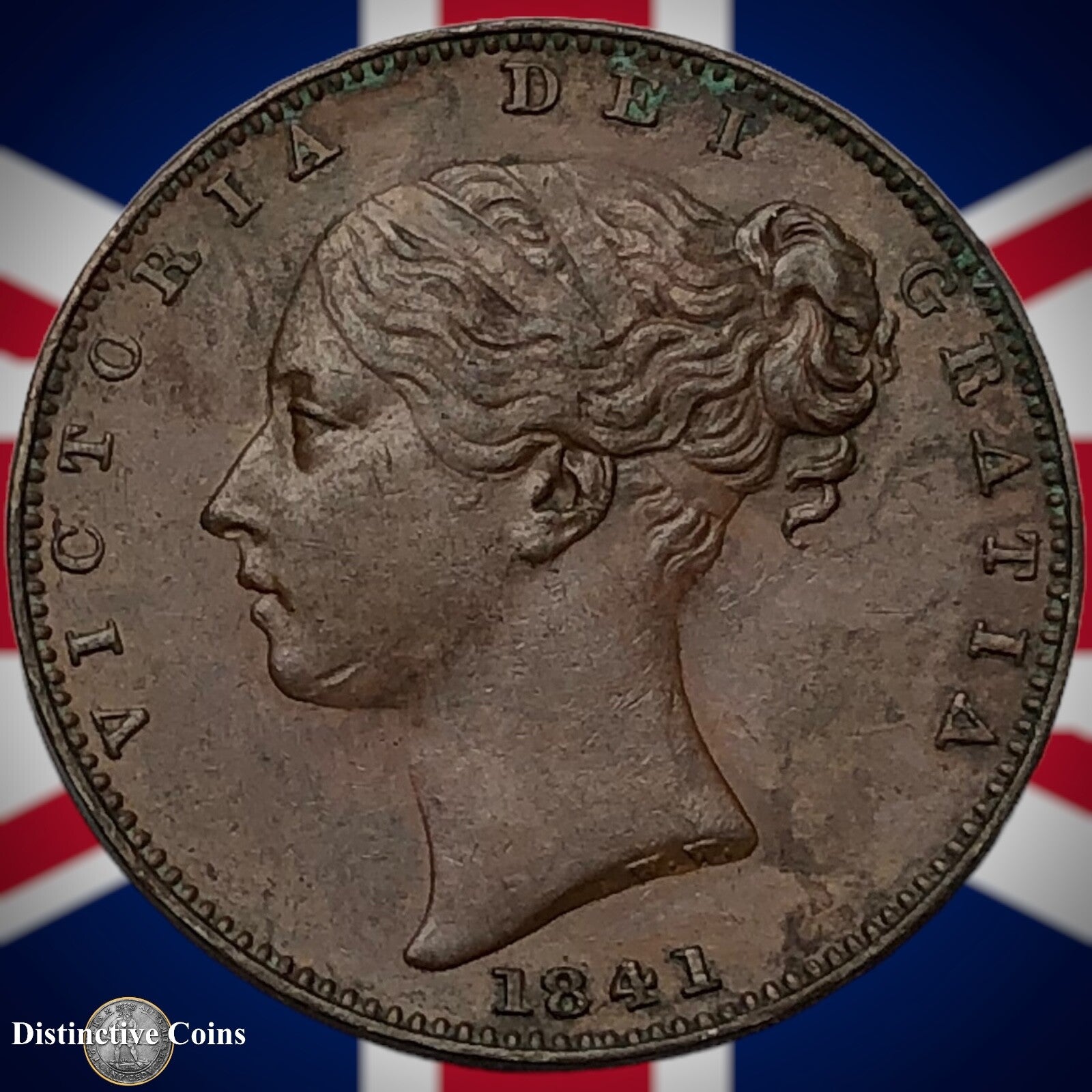 Great Britain 1841 Farthing 1/4d GB3405