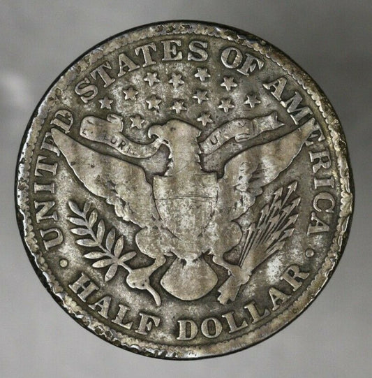 US 1898 Barber Half Dollar  A3083