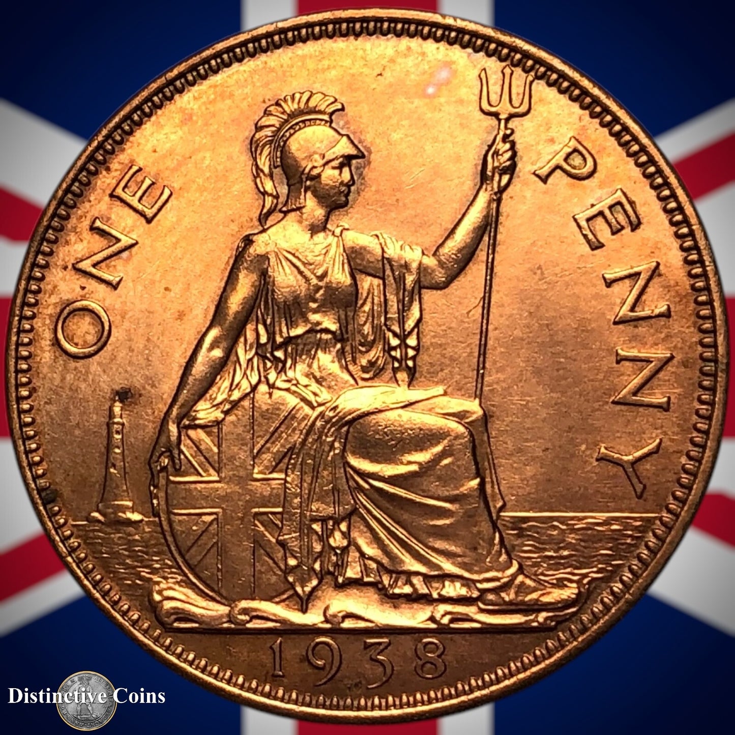 Great Britain 1938 Penny 1d GB7215