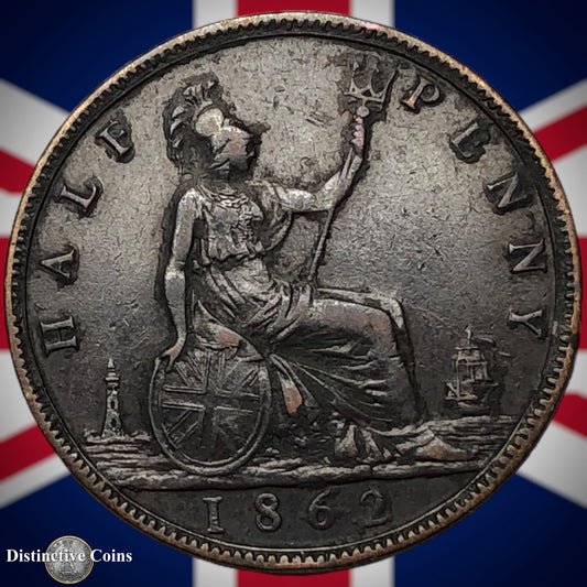 Great Britain 1862 Half Penny 1/2d GB5411