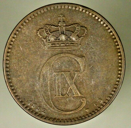 Denmark 5 Ore 1882  VF  Mintage: 76,000  A1259