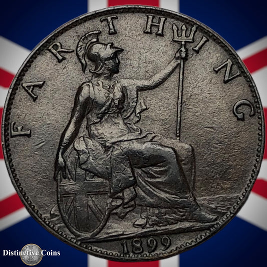 Great Britain 1899 Farthing 1/4d GB4464