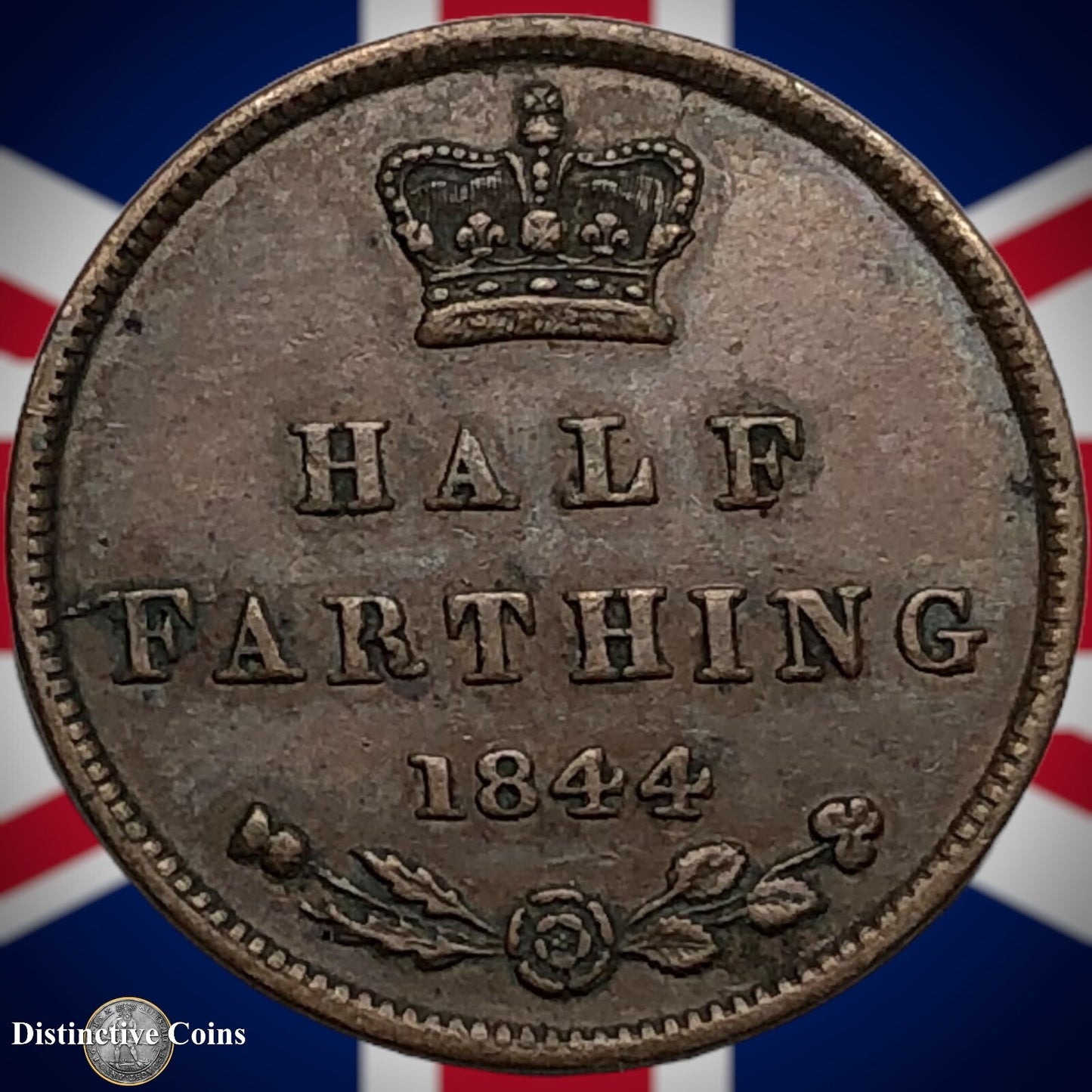 Great Britain 1844 Half Farthing 1/2 Penny GB3089