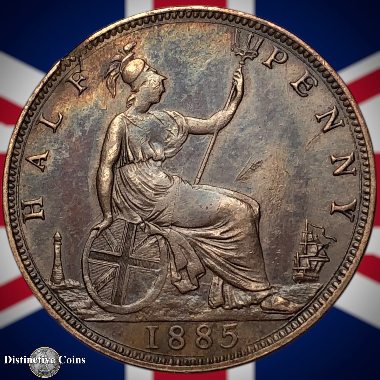 Great Britain 1885 Half Penny 1/2d GB5580