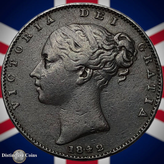 Great Britain 1842 Farthing 1/4d GB3408