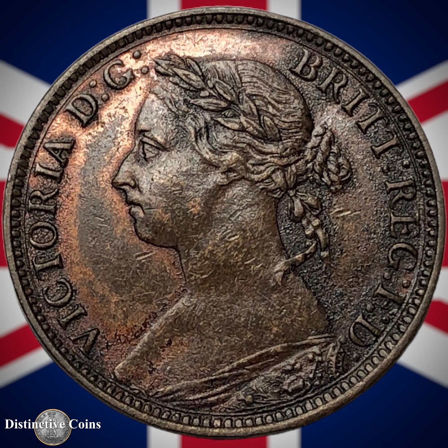 Great Britain 1885 Farthing 1/4d GB4150