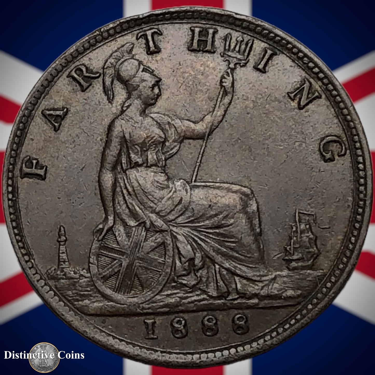 Great Britain 1888 Farthing 1/4d GB4263