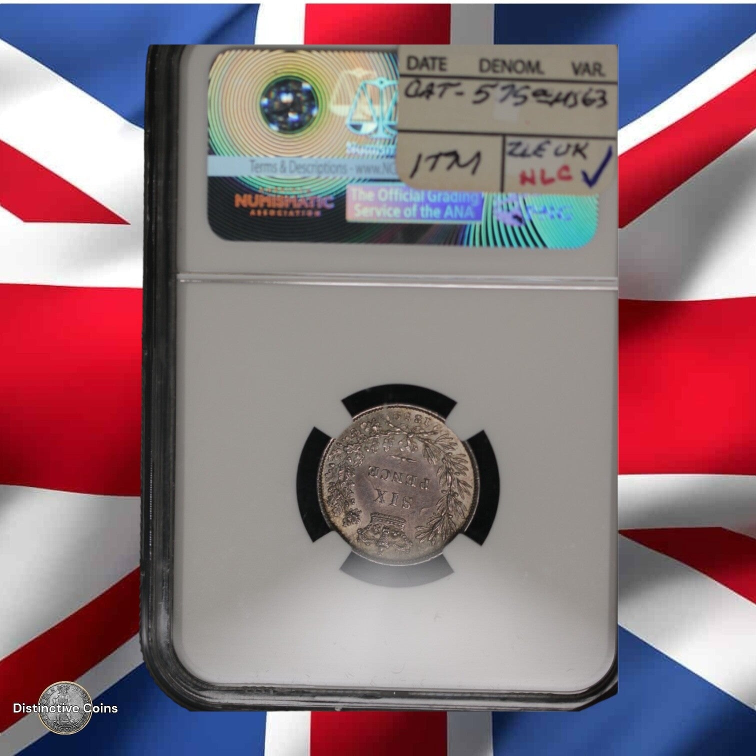 Great Britain 1852 6 Pence NGC MS62