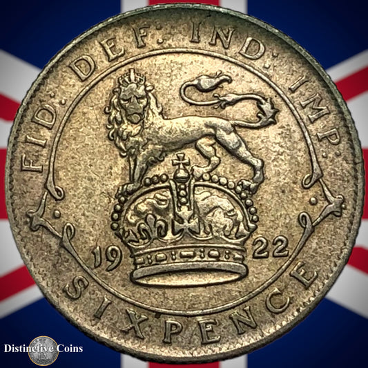 Great Britain 1922 Six Pence GB1649