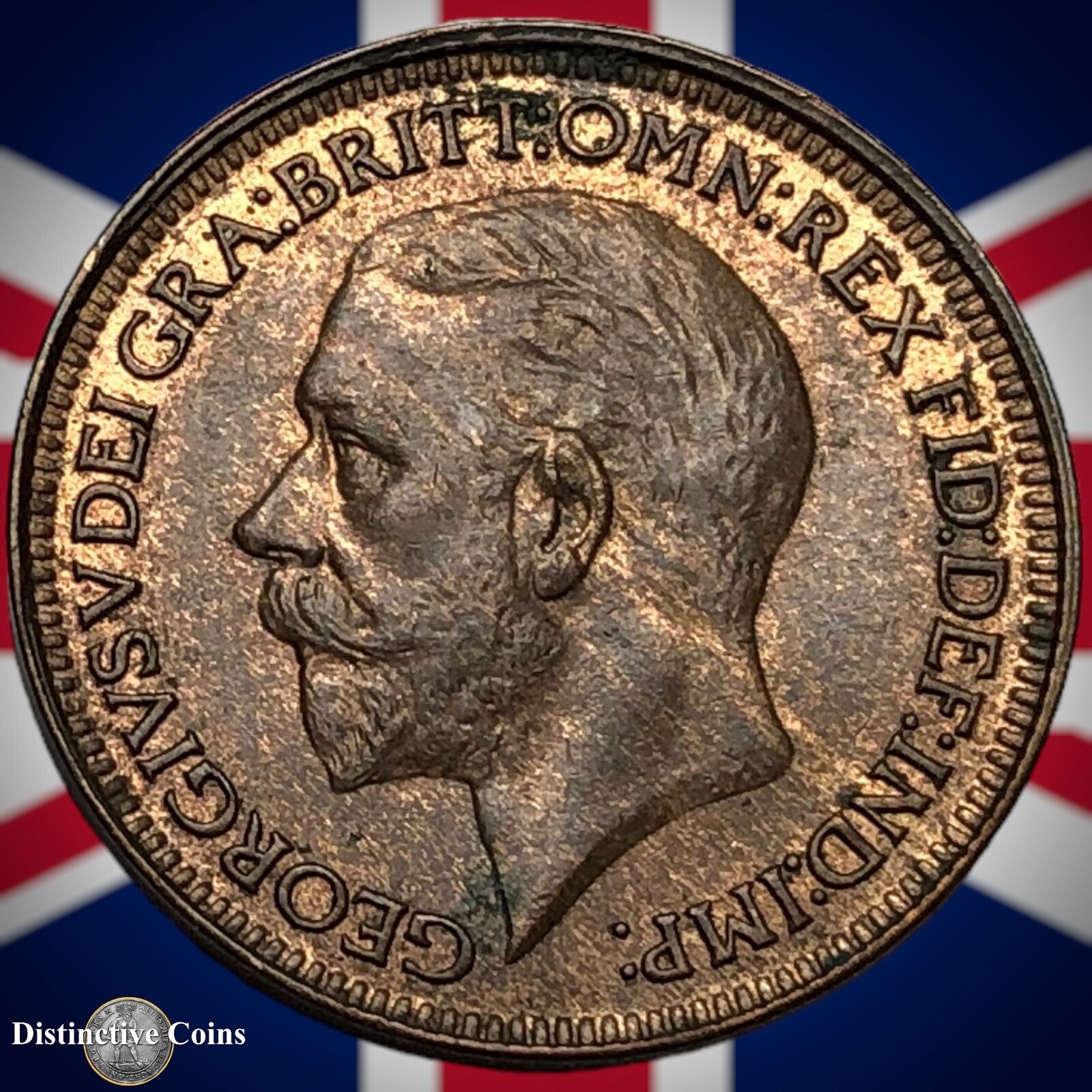 Great Britain 1927 Farthing 1/4d GB4856