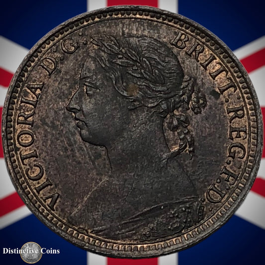 Great Britain 1891 Farthing 1/4d GB4322