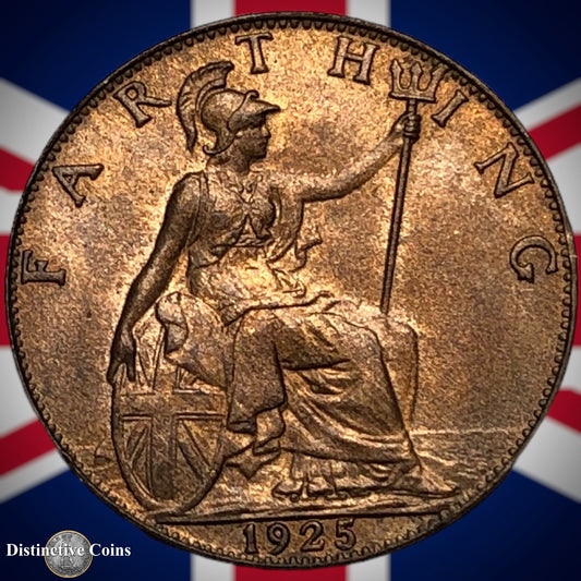 Great Britain 1925 Farthing 1/4d GB4815