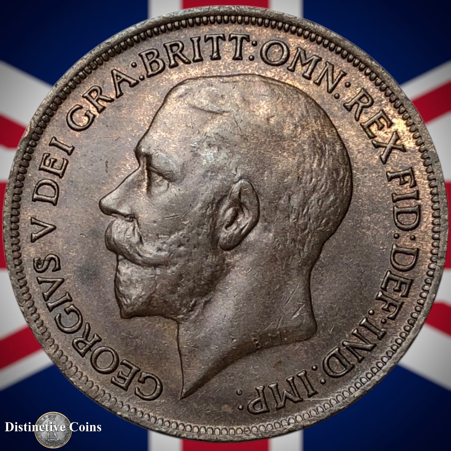 Great Britain 1917 Penny 1d GB6842