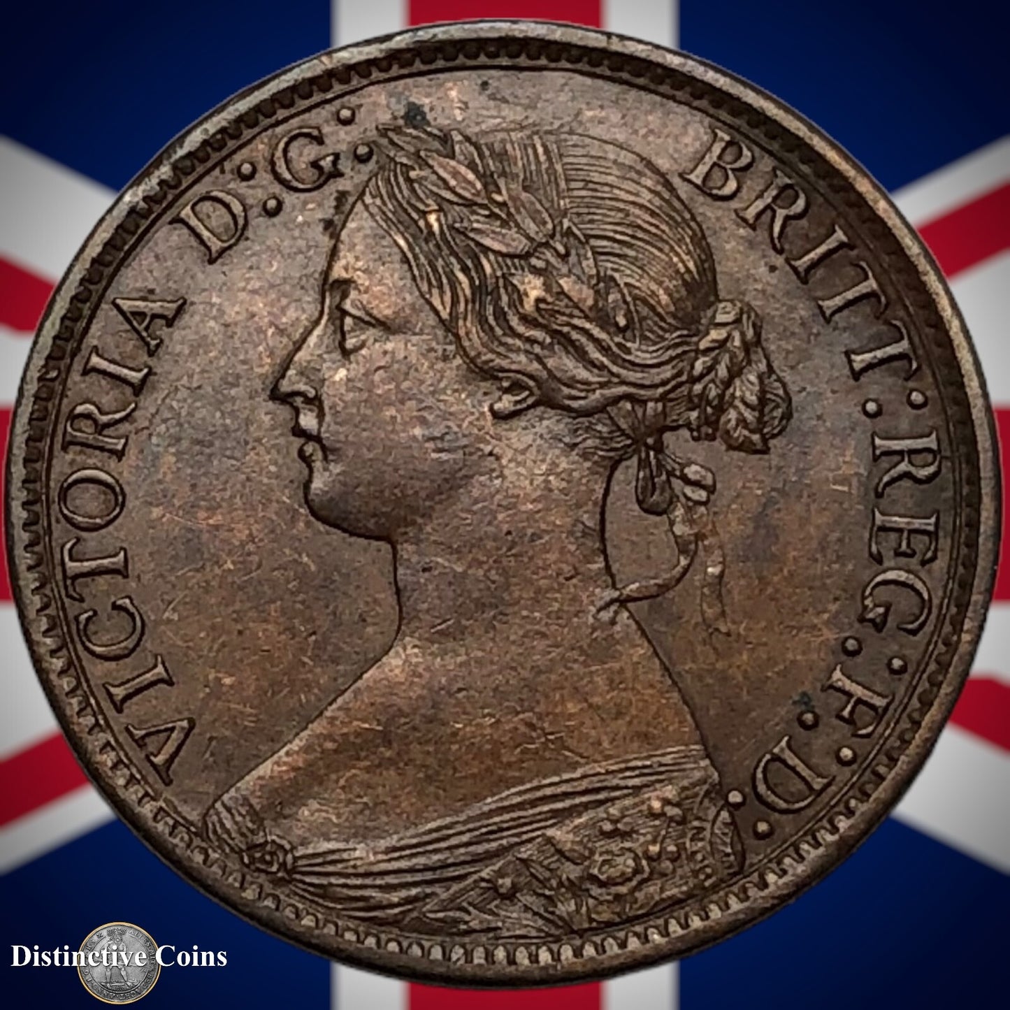 Great Britain 1869 Farthing 1/4d GB3650