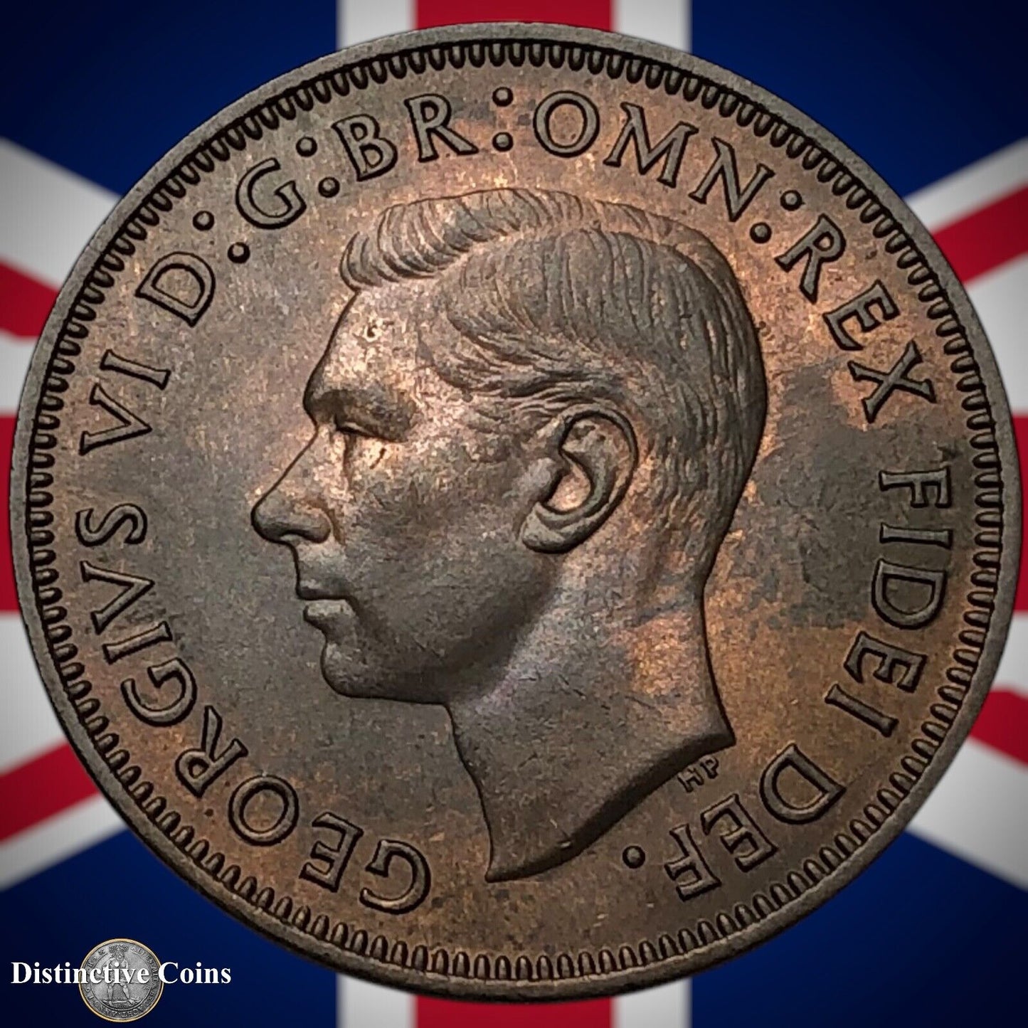 Great Britain 1952 Half Penny 1/2d GB6088