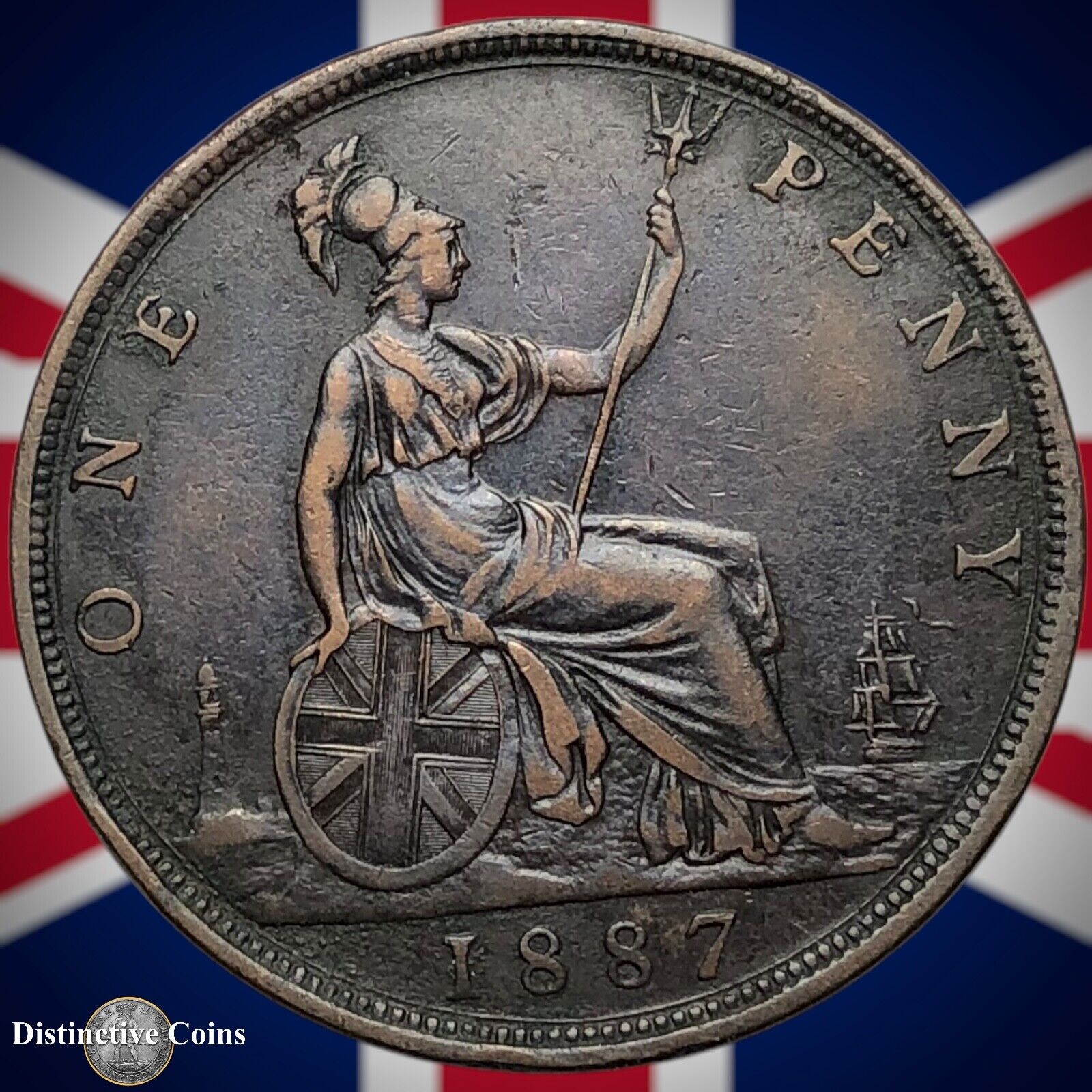 Great Britain 1887 Penny 1d GB6464
