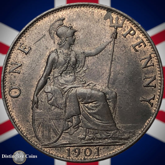 Great Britain 1901 Penny 1d GB6657
