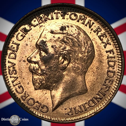 Great Britain 1929 Farthing 1/4d GB4885