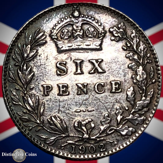 Great Britain 1902 Six Pence GB1505
