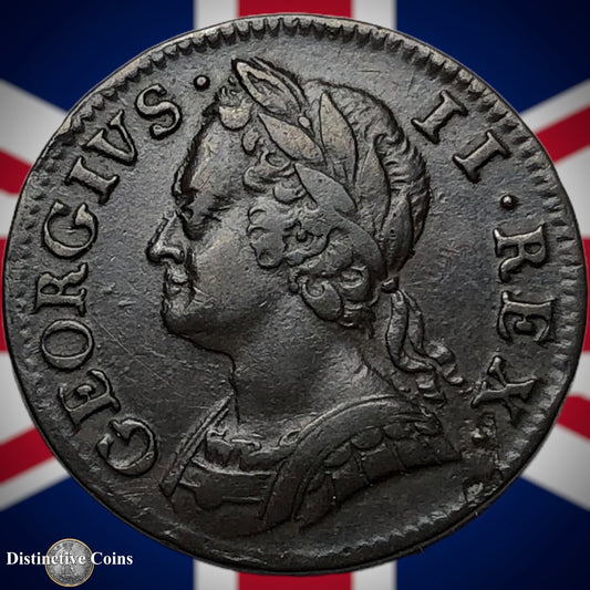 Great Britain 1754 Farthing 1/4d GB3182
