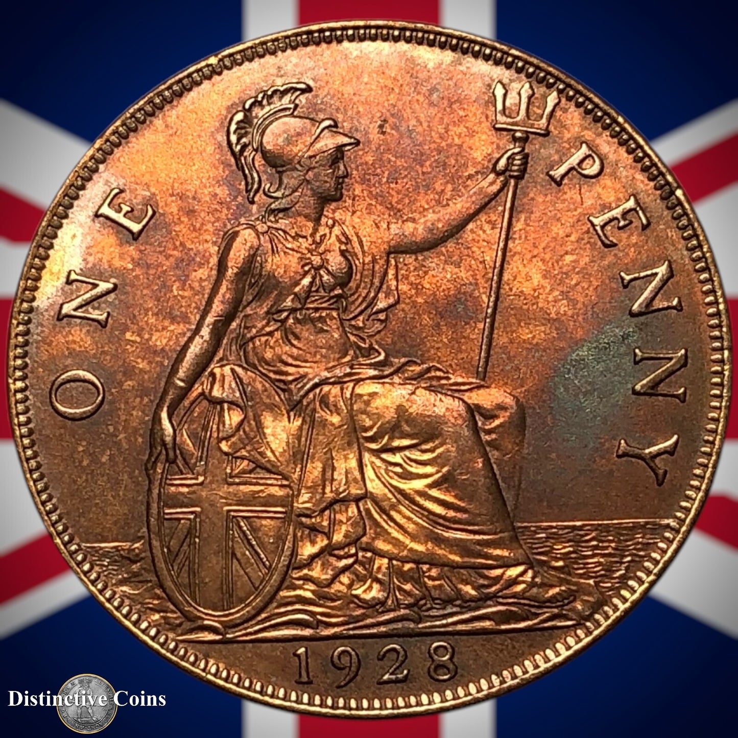 Great Britain 1928 Penny 1d GB7084
