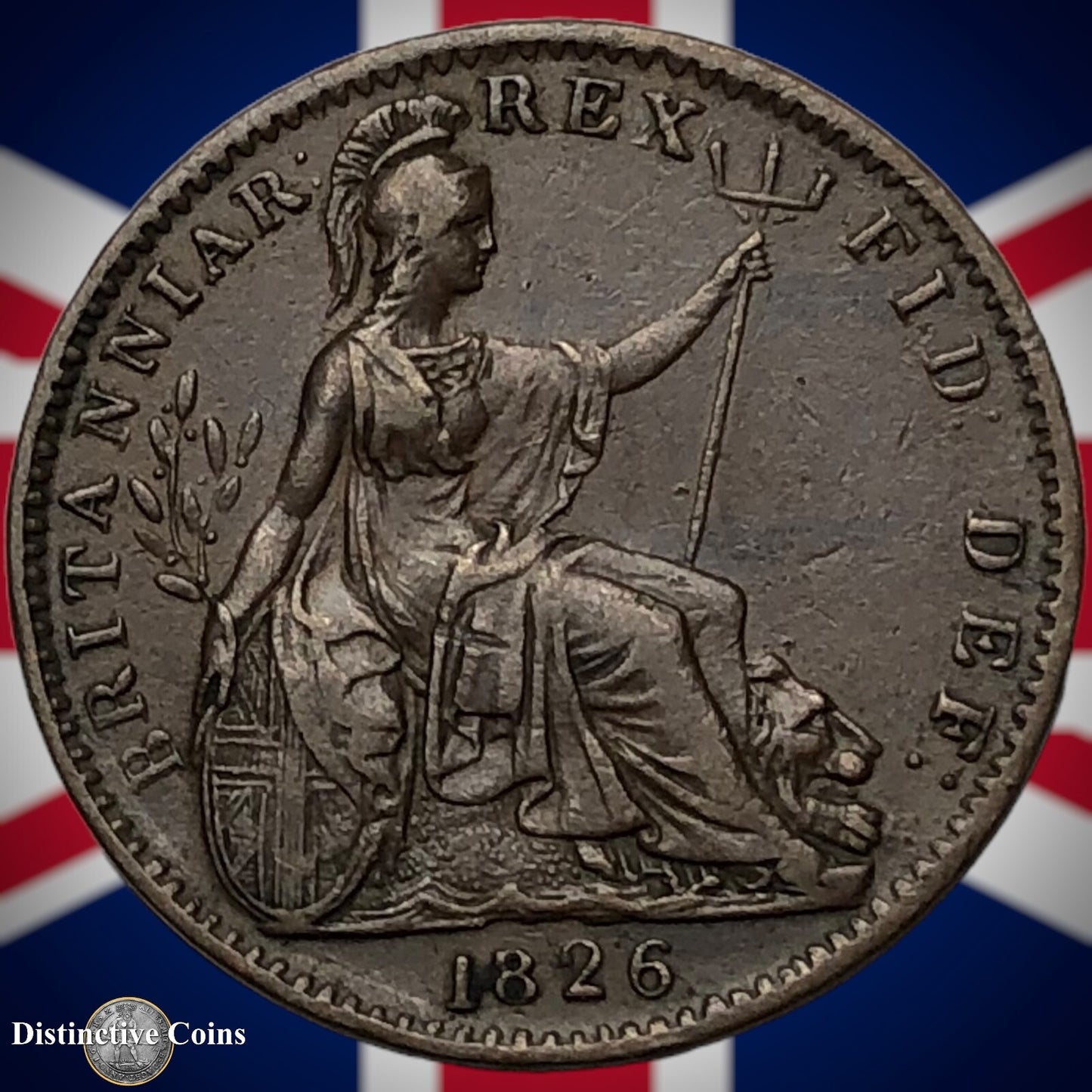 Great Britain 1826 Farthing 1/4d GB3324