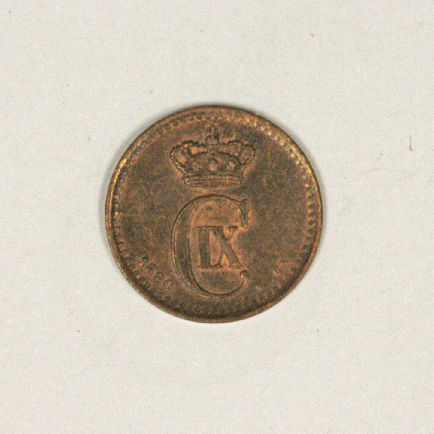 Denmark 1880 1 Ore