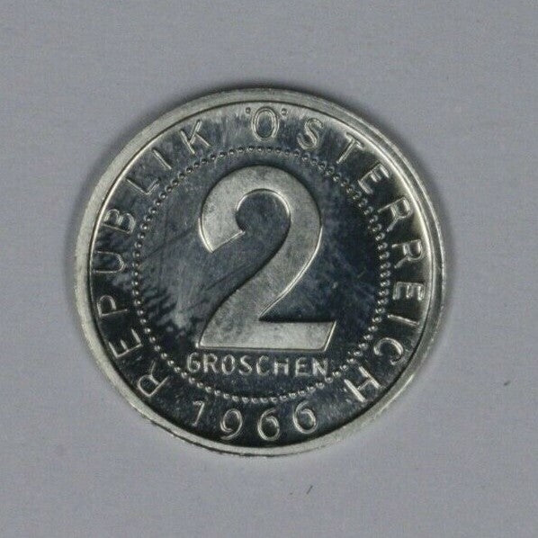 Austria 1966 Proof Set 9 Coins Scarce    B194
