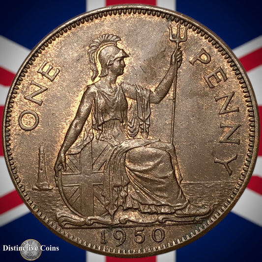 Great Britain 1950 Penny 1d GB7321