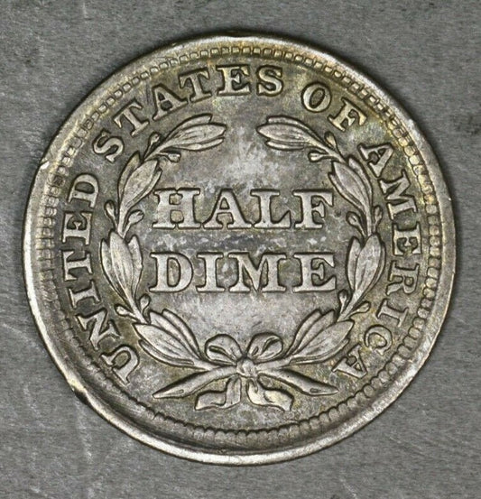 US 1857 Seated Liberty Half Dime   A3134