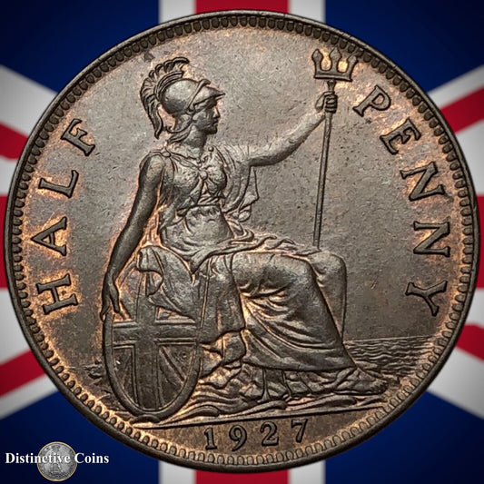 Great Britain 1927 Half Penny 1/2d GB5936