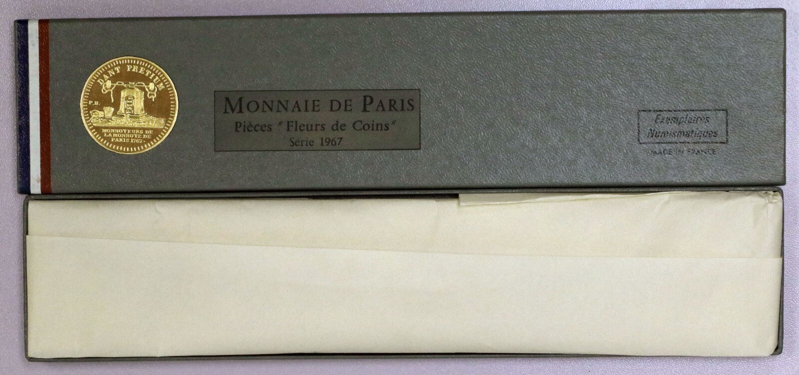 France 1967 Monnaie de Paris Fleurs De Coins Paris Mint 8 Coin Set OGP D035