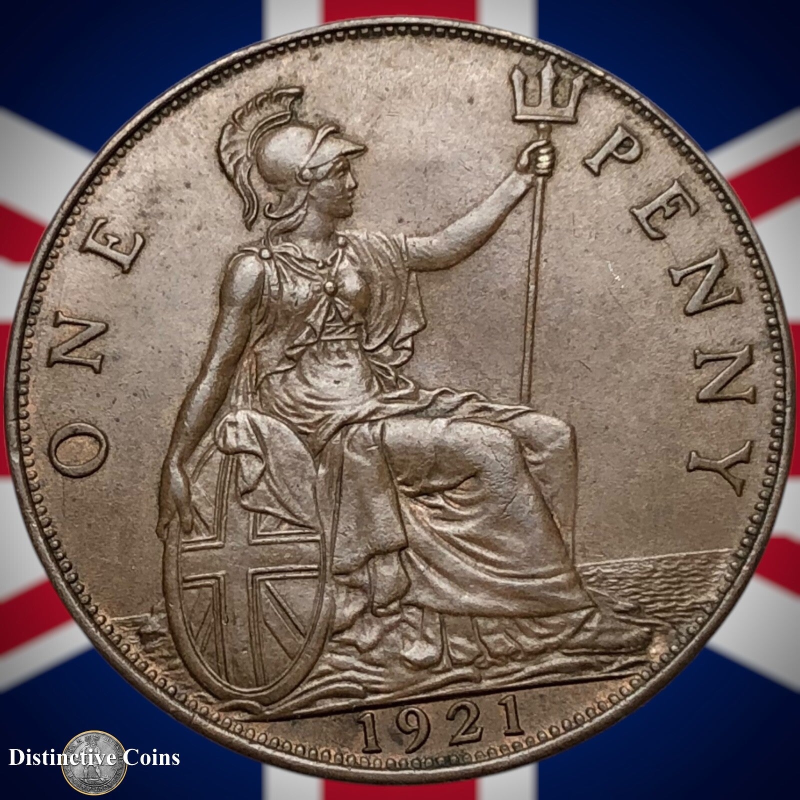 Great Britain 1921 Penny 1d GB6983