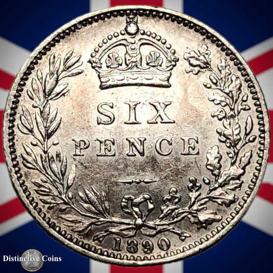 Great Britain 1890 Six Pence GB2745
