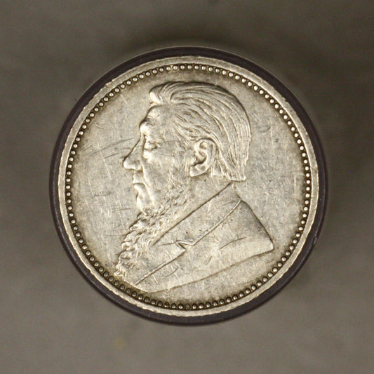 South Africa 1892 6 Pence XF rough