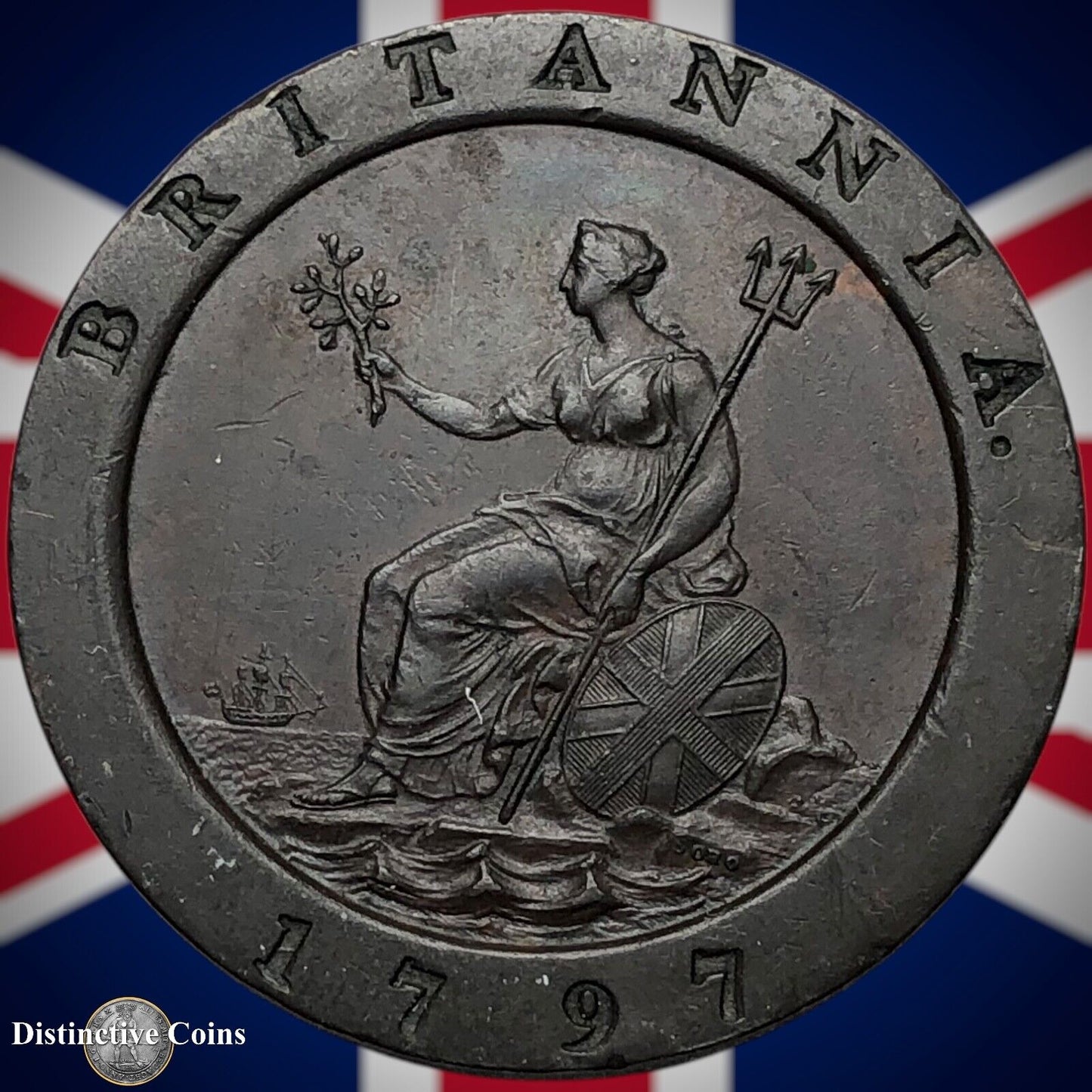 Great Britain 1797 Two Pence 2d GB7361