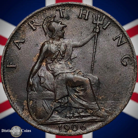 Great Britain 1906 Farthing 1/4d GB4584