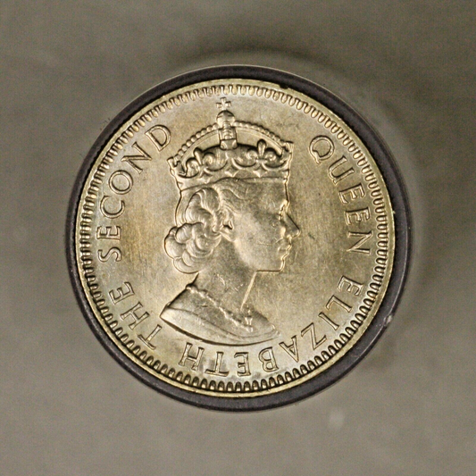 Malaya British Borneo 1961 H 10 Cents Gem