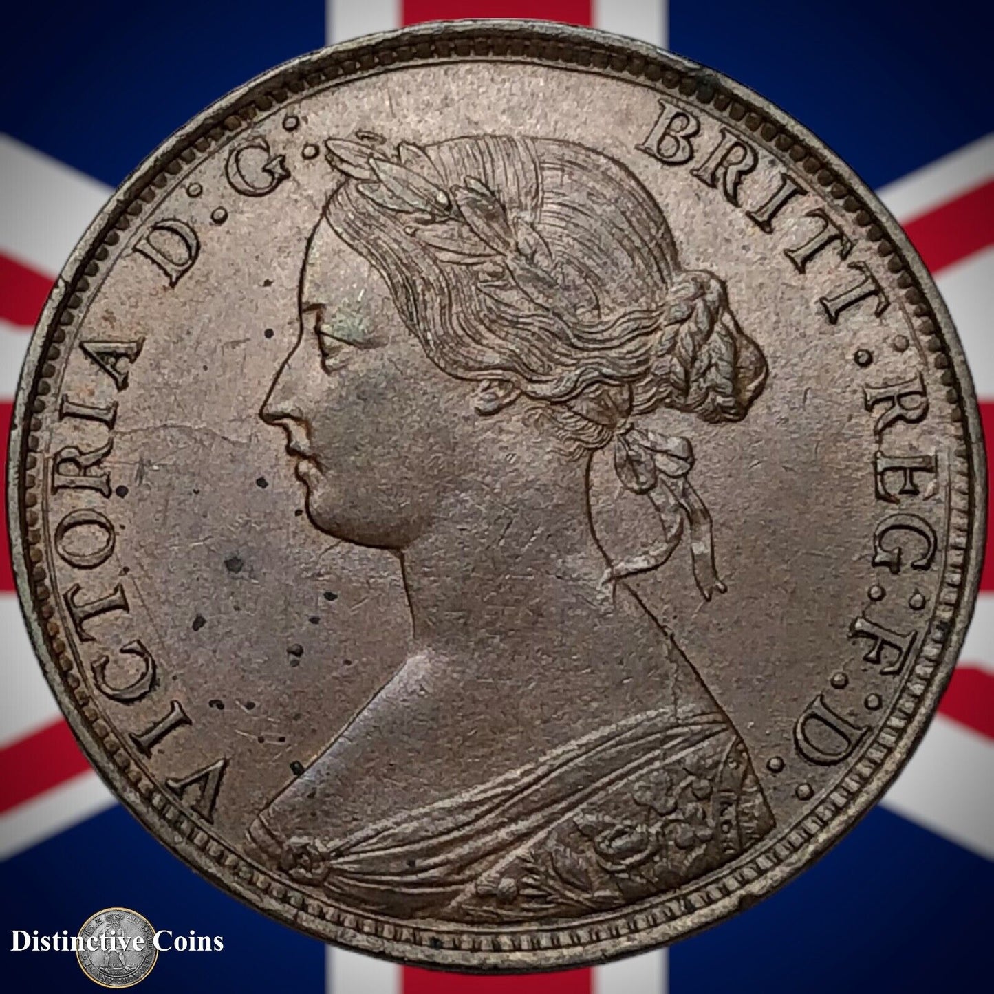 Great Britain 1861 Half Penny 1/2d GB5400