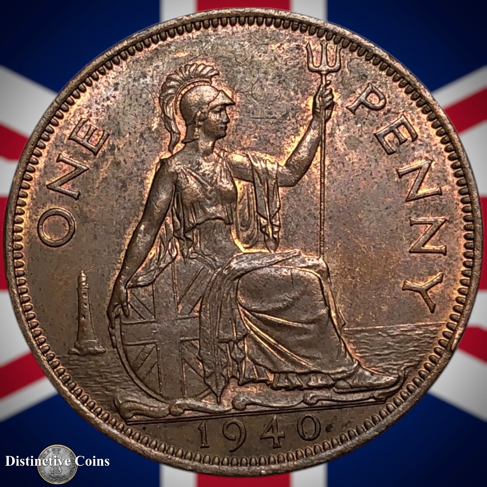 Great Britain 1940 Penny 1d GB7235