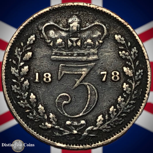 Great Britain 1878 Three Pence GB1894