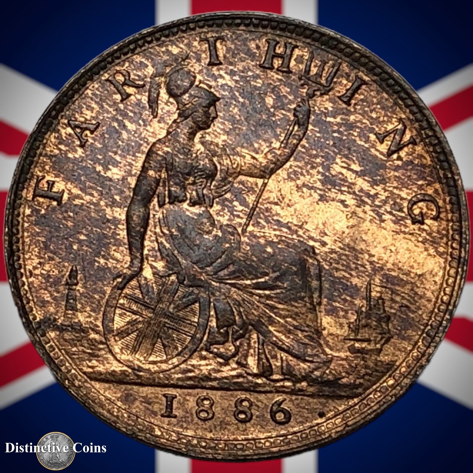 Great Britain 1886 Farthing 1/4d GB4231