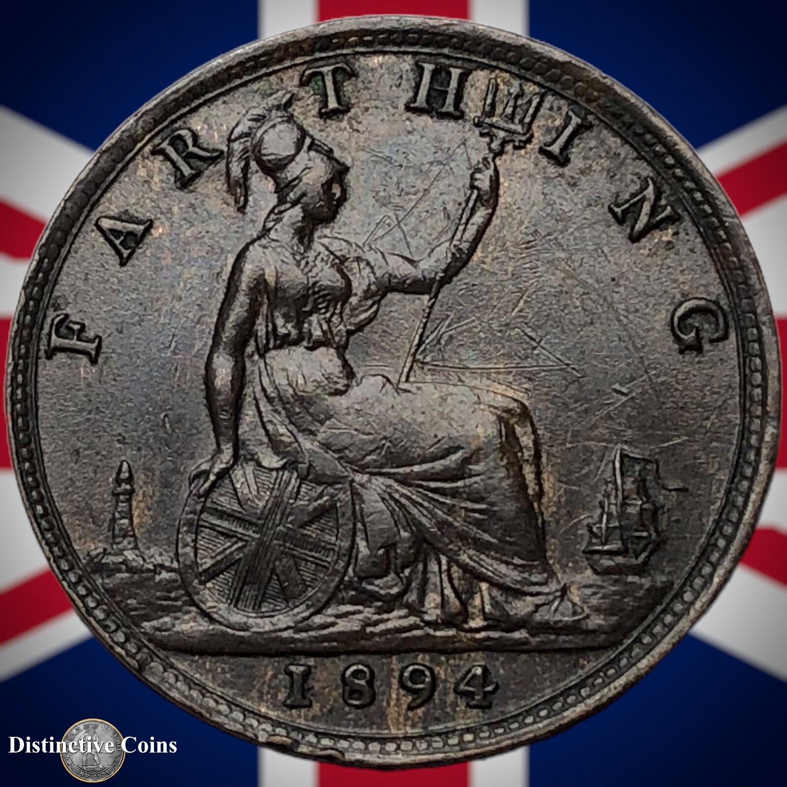 Great Britain 1894 Farthing 1/4d GB4377