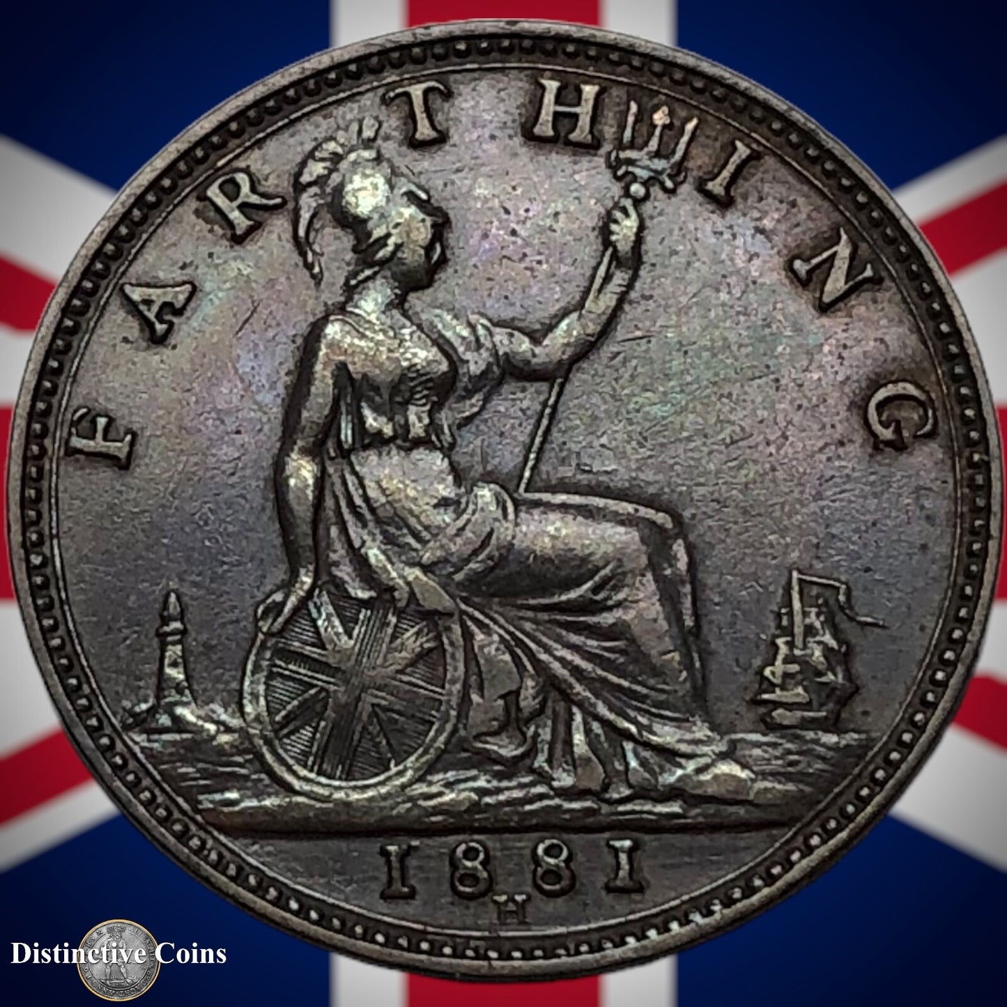 Great Britain 1881 H Farthing 1/4d GB3940