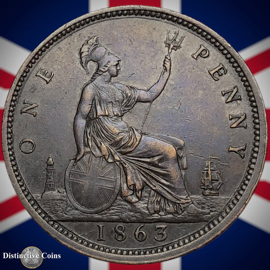 Great Britain 1863 Penny 1d GB6259