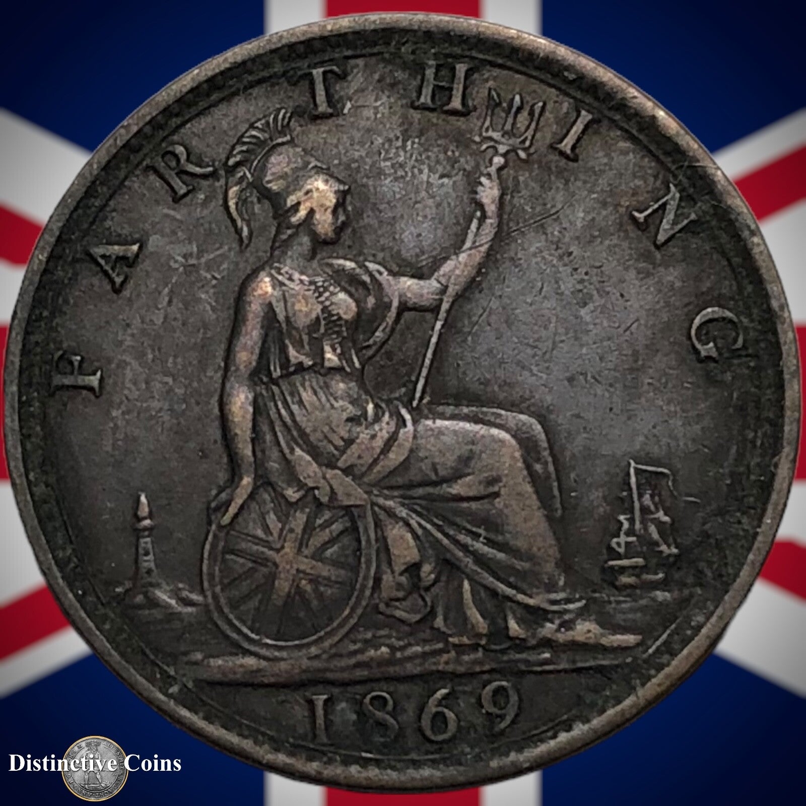 Great Britain 1869 Farthing 1/4d GB3641