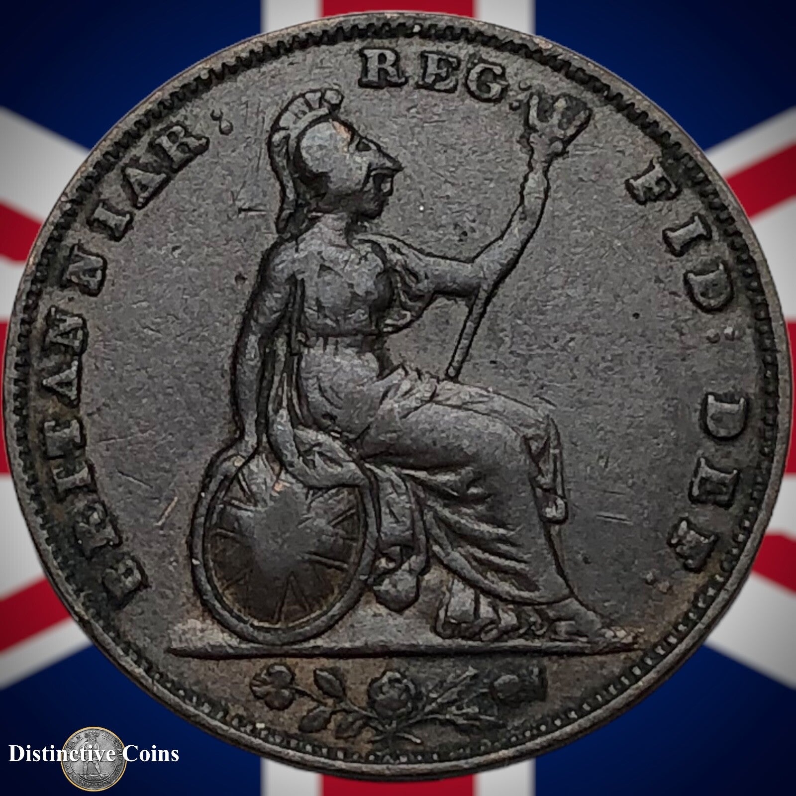 Great Britain 1853 Farthing 1/4d GB3438